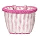 thumbnail image 1 of Cesta de bicicleta para niños con accesorio universal para manillar para aventuras al aire libre blanco rosa, 1 of 9