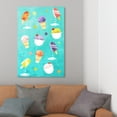 thumbnail image 2 of Wynwood Studio 'Fruit Punch Ice Creams' Food and Cuisine Wall Art Canvas Print - Blue, Pink, 20" x 30", 2 of 2