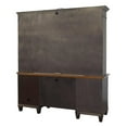 thumbnail image 5 of Beaumont Lane Wood Black Credenza Rectangular Distressed 69.5" Unassembled, 5 of 8