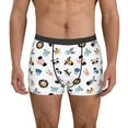 thumbnail image 2 of Goofa Cartoon Animals Printed Men's Boxer Briefs Underwear, Moisture-Wicking Underwear, Trunk,Soft and Breathable Cotton Underwear-XX-Large, 2 of 9