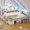 White & Gray, variant on AOGLLATI Twin Size Daybed Frame with 6 Drawers & Bookcase Storage - 14 Inch Metal Platform Bed with Charging Station & LED Lights, White & Oak Grey
