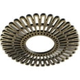 thumbnail image 2 of 28"OD x 10 3/8"ID x 3/4"P Cornelius Architectural Grade PVC Pierced Ceiling Medallion, Antiqued Pale Gold, 2 of 6