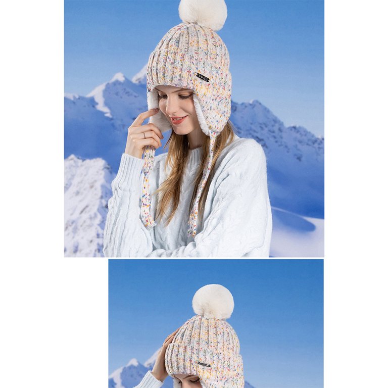 Neewe Winter Hats for Women Knit Beanie Soft Warm Fleece  display picture 1