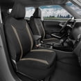thumbnail image 2 of Motor Trend SpillGuard 2 Beige Seat Covers for Cars & Seat Covers for Trucks - Neoprene Lining Waterproof Car Seat Covers Front Seats Only - SUV Seat Covers Protector - Forros Para Asientos de Carro, 2 of 7