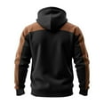 thumbnail image 4 of Stamzod 2025 Fashion Fleece Pullover Women Men Hoodies Unisex Thick Warm Oversized Hoodie with Pocket Winter Hooded Sweatshirts for Couple Black B XXXL, 4 of 7