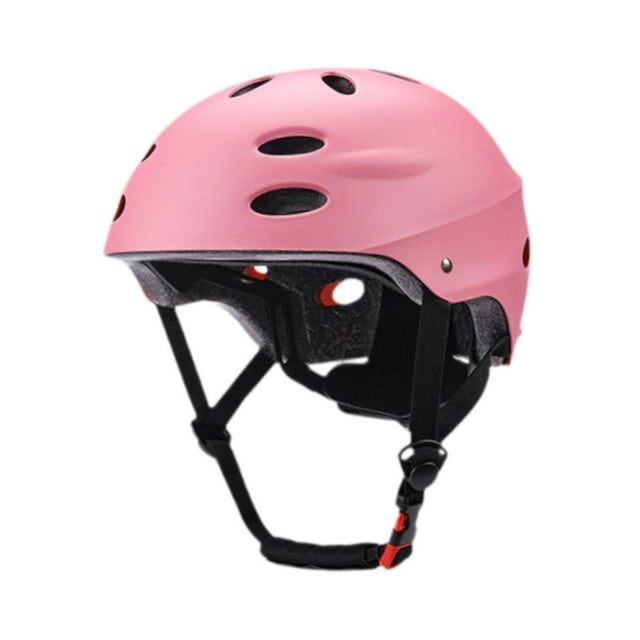 Casco de bicicleta de carretera ajustable para niños, ABS EPS, duradero y resistente a los impactos. Rosa