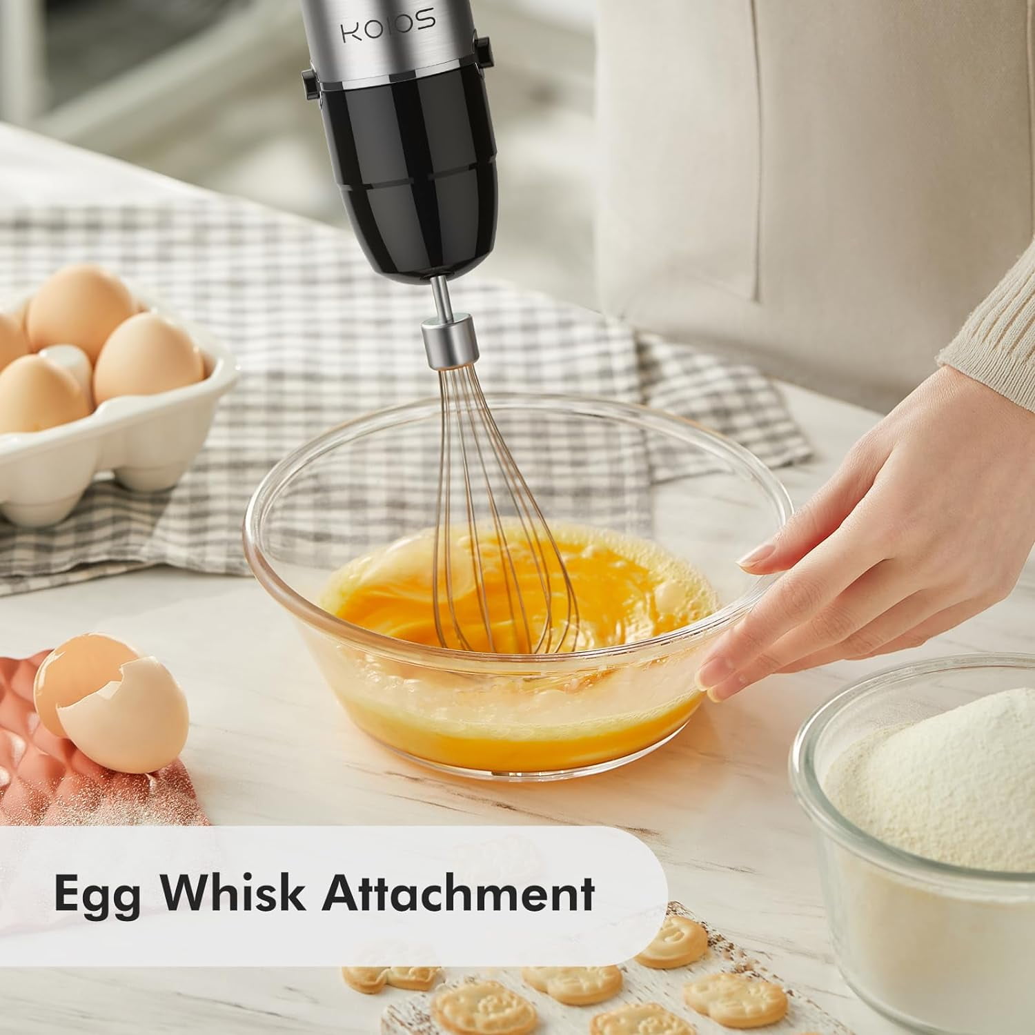 Suodoka Countertop Blender, 3-in-1 Food Processor Combo