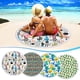 thumbnail image 1 of Fiudx Toalla de Playa Redonda de Microfibra, Tela Suave y Superligera, Secado Rápido, Resistente a La Arena, Multiusos, Ideal para Viajes y Piscinas, Manta Colorida de 152 Cm., 1 of 5
