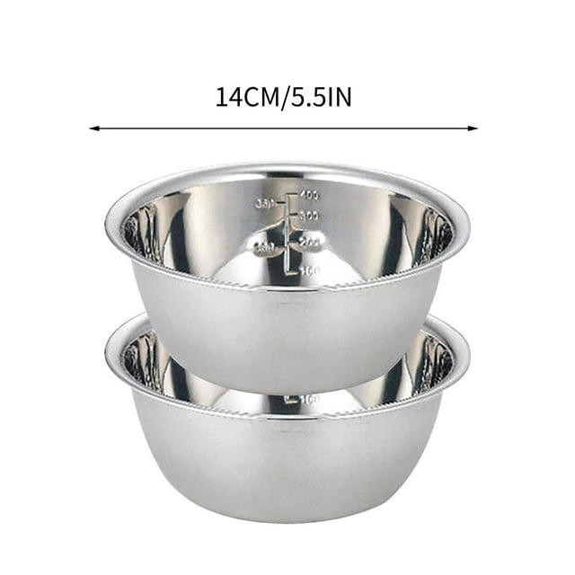 Stainless Steel Mixing Bowls,Stainless Steel Mixing Bowl Set,Rust Steel Thickened Multi-Functional Large Basin Stainless Steel Basin Set Soup Basin Stainless Steel Water Basin