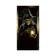 thumbnail image 1 of Uuiauoio Halloween Door Curtain with Spooky Patterns, Party Festival Scene Layout Hanging Decor for Porch and Indoor Use, Polyester Hanging Cloth with Ghost Skull Designs for Halloween Decoration, 1 of 3