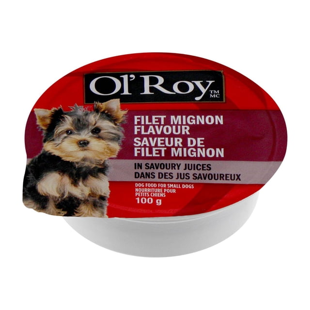 Ol' Roy Filet Mignon Flavour Dog Food for Small Dogs in Savoury Juices