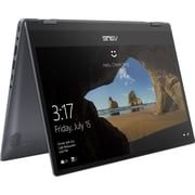 Asus VivoBook Flip 14 14 Full HD Touchscreen Laptop, Intel Core i5 i5-8265U, 8GB RAM, 512GB SSD, Windows 10 Pro, Star Gray, TP412FA-XB55T