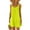 Yellow, variant on KBODIU Womens Dresses Beach Dress Bikini Beachwear Coverups Casual Vacation Short Halter Birthday Mothers Day Gifts Summer Dresses for Women 2023 Brown XL