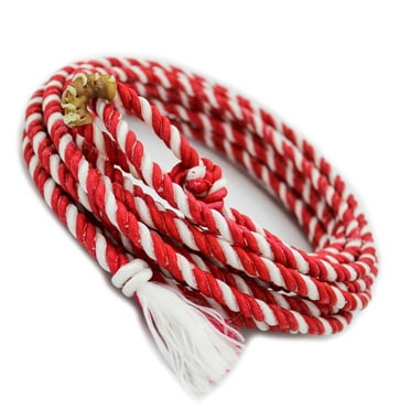 50 FT Red Poly-Nylon 10.5mm Lead Core Lasso Rope Soga Charra