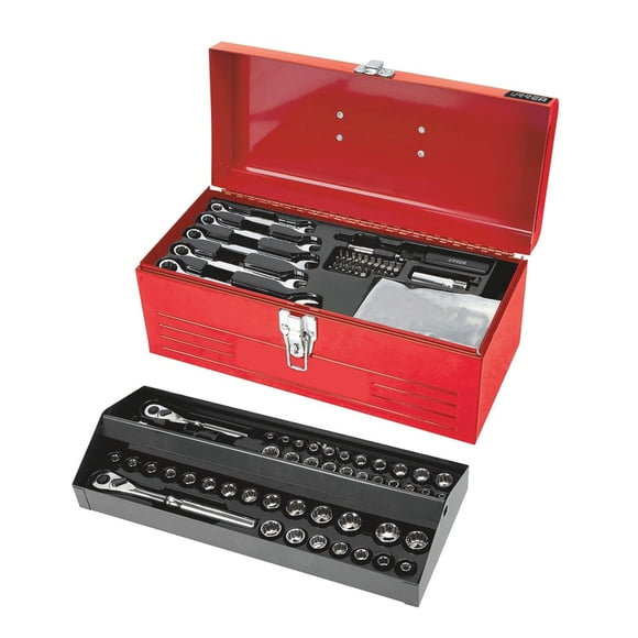 Juego De Dados Urrea JCM02 130piezas Caja Metalica