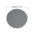 thumbnail image 2 of Unique Bargains 11 Inches Round Bar Stool Cover Washable Elastic Stool Cushion Slipcovers Light Gray, 2 of 7