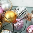 thumbnail image 6 of Dserhfy 34Pcs Shatterproof Ball Ornament Exquisite Plastic Eye-catching Glitter Xmas Balls Decor for Home, 6 of 8