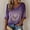 Beige, variant on Alzheimers Awareness Shirts For Women 3/4 Length Sleeve Purple Ribbon Alzheimer'S Awareness V Neck T Shirts Cozy Half-Sleeves Alzheimer Tee Tops