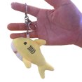 thumbnail image 1 of Soft Stuffed Shark Keychain, Cute and Lovely, Portable and Practical, Versatile Decoration, Fine Craftsmanship, Unique Gift Option, PP Cotton Material, 1 of 8