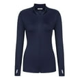 thumbnail image 6 of Pinspark Workout Jackets for Women Lightweight Flim Fit Jacket Full Zip Sports Tops Breathable Activewear, 6 of 8