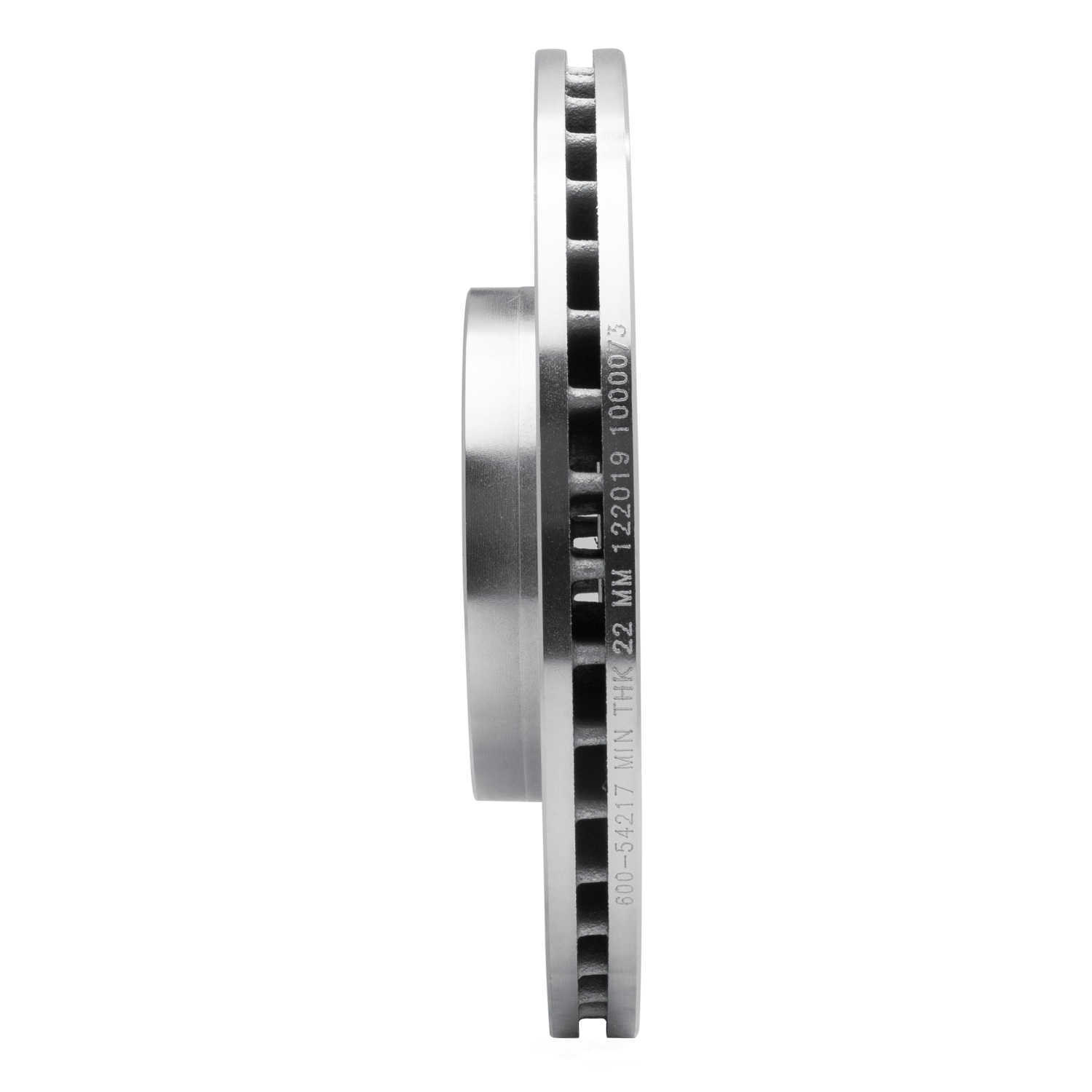 Dynamic Friction Company 631-54217L DFC Brake Rotor - Drilled And Slotted - Silver