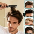 thumbnail image 6 of Texture Comb, Volumizing Fluffy Texture Styling Comb for Men and Women, Wide Tooth Comb Root Lifter Hair Styling Tool for Volume, Fringe Parting & Curly Hair, ABS Plastic (Grey & Black), 6 of 7