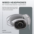 thumbnail image 4 of Auriculares para Juegos con Cable Luminiscencia Auriculares de 5.1 Canales Auriculares Bajos con Micrófono para Computadora PC Gamer, 4 of 9