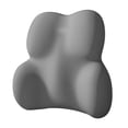 thumbnail image 2 of MERIGLARE Lumbars Support Pillow Low Back Support Cushion for Car Seats Resting Gaming gray, 2 of 9