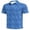 Blue Ripple, variant on Men' Golf Polo Shirts Short Sleeve Quick Dry Performance Moisture Wicking Golf Shirts Casual Print Collared Shirt