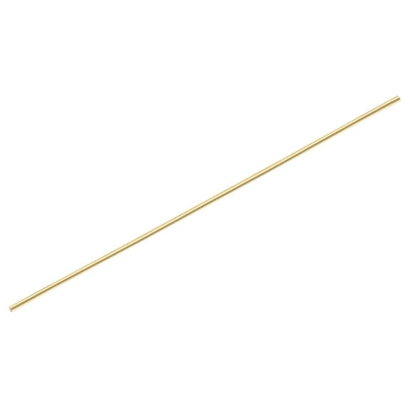 Uxcell Brass Rods 1/8" x 14" Brass Solid Round Rod for Handle Pin DIY Craft Material 1Pcs