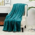 thumbnail image 2 of EVNELE Azure King Size Blankets, Fuzzy Lightweight Warm Throw Blanket for Couch, Sofa, Pet, Bed, 90 x 108 inch, 2 of 6