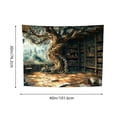 thumbnail image 3 of RKSupls Enchanted Forest and Library Themed Tapestry,Home Tapestry Suitable for Hanging for Decorative Wall Hanging, Decorative Bedroom, Living Room Decoration - 40x30in, 3 of 6