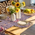 thumbnail image 4 of Southwest Aztec Round 15 Inch Placemats Set of 2, Country Retro Ethnic Geometric Motifs HeatResistant Non Slip Place Mats for Dining Table, Wipeable Braided Kitchen Table Mats for Housewarming, 4 of 9