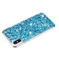 thumbnail image 3 of for iPhone XR Glitter Case, Cute Bling Sparkle Shiny Slim Soft Silicone Reflective Clear TPU Bumper Women Girls Shockproof Protective Phone Case for iPhone XR, Blue, 3 of 6