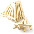 thumbnail image 4 of 25 Pieces of Mini 5 Inch Wooden Easel. Business Cards, Display Photos, Small Canvases, Classroom DIY Arts and Crafts, 4 of 5