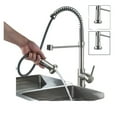 thumbnail image 1 of Kitchen Faucets Silver Single Handle Pull Out Kitchen Tap Single Hole Handle Swivel 360 Degree Water Mixer Tap Taps ,Built To Last, 1 of 7