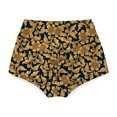 thumbnail image 2 of Gibobby Shorts Gym Mujer Pantalones elásticos para mujer, mallas deportivas de cintura elástica, pantalones de Yoga estampados(Amarillo, XXL), 2 of 5
