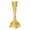 B001- Gold, variant on Silver Candlestick Holder, Taper Candle Holder, Metal Candle Holder, Candle Holder Decor, 6X3X1.5 Inch Retro Embossed Zinc Alloy Single Candle Stand for Party Table Decorations,