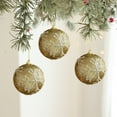 thumbnail image 4 of Mecorevxz 3.15" Glitter Christmas Balls Ornaments Set Christmas Ball,Xmas Sequin Foam Hanging Ornament Decorative Hanging for Tree Home Wedding Holiday Party Decor(E), 4 of 6