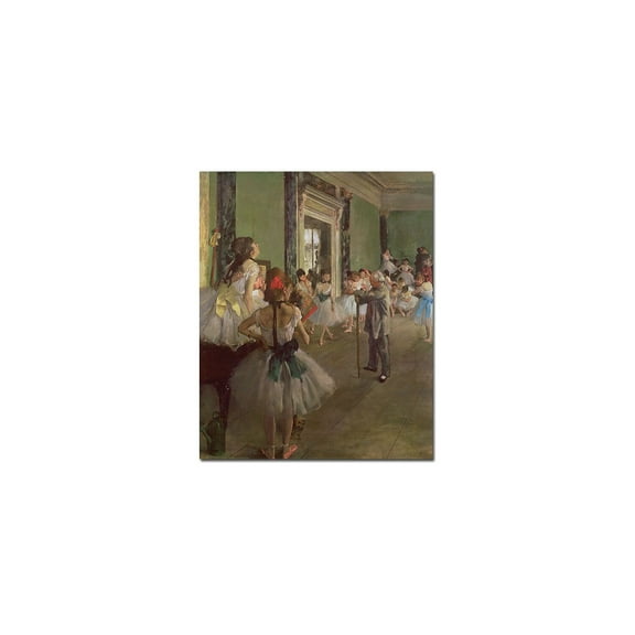 Trademark Fine Art "The Dancing Class 1873" Canvas Art by Edgar Degas