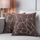 thumbnail image 1 of HAYAN Throw Pillow Covers Velvet Decorative 2 Packs Ultra-Soft Cushion Case for,Christmas,Sofa,Bedroom,Car Living Room (Coffee, 20"X20"), 1 of 1