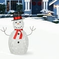 thumbnail image 2 of National Tree Company 36" Prelit Christmas Snowman Decoration with LED Lights, 2 of 9