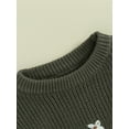 thumbnail image 6 of GXFC Toddler Girls Sweaters 6M 1T 2T 3T 4T 5T Kids Girls Long Sleeve Floral Embroidery Knit Pullovers Tops Casual Fall Knitwear Clothes for Child, 6 of 9