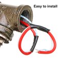 thumbnail image 2 of Water Pipe Stop Valve with Electric Wires 1/2 Inch Vintage Style Shut Off Valve for Tube Lamp, 2 of 6