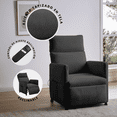 thumbnail image 1 of Sillón Reclinable Eléctrico EKE Life Home Tapizado en Tela con Control de Botones y Reposapiés para Sala, 1 of 5