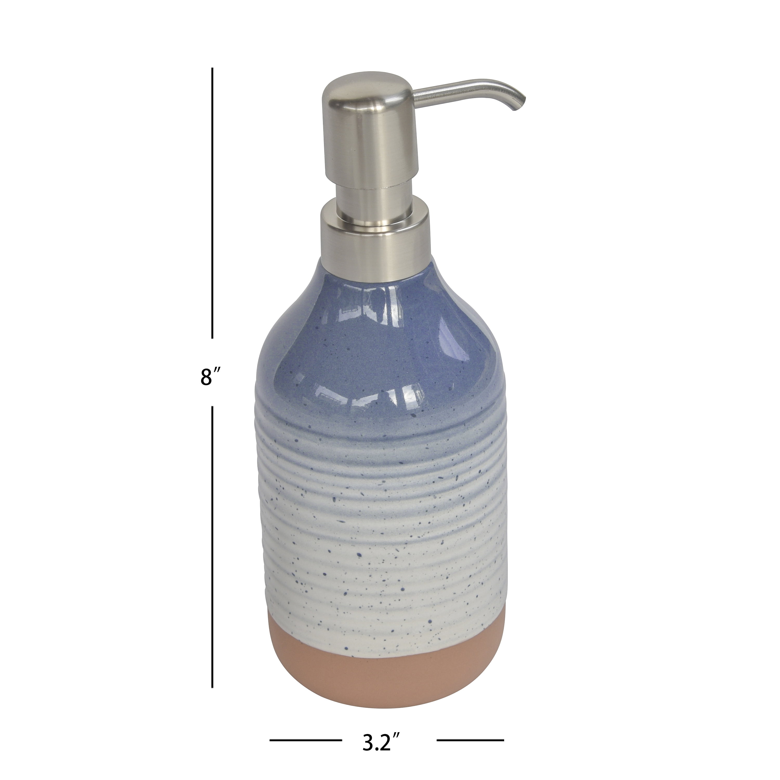 Better Homes & Gardens Ceramic Blue Ombre Soap Pump
