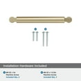 thumbnail image 4 of Amerock Balon 5-1/16 inch (128mm) Center-to-Center Golden Champagne Cabinet Pull, 4 of 6
