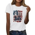 thumbnail image 5 of VerPetridure American Flag Shirt for Women 4th of July Tee Shirt USA Stars Stripes T-Shirt Patriotic Summer Tunic Tops, 5 of 7