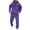 Purple, variant on Yhkghxis LOS ANGLES Graphic Tracksuit Men 2 Piece Set Casual Workout Hoodies and Joggers Sweatsuits Sets Outfits with Pockets
