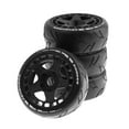 thumbnail image 1 of 4Pcs RC Car Model Car Tyre Wear Resist :8 1:7 Rubber RC Tires Wheels, 1 of 7